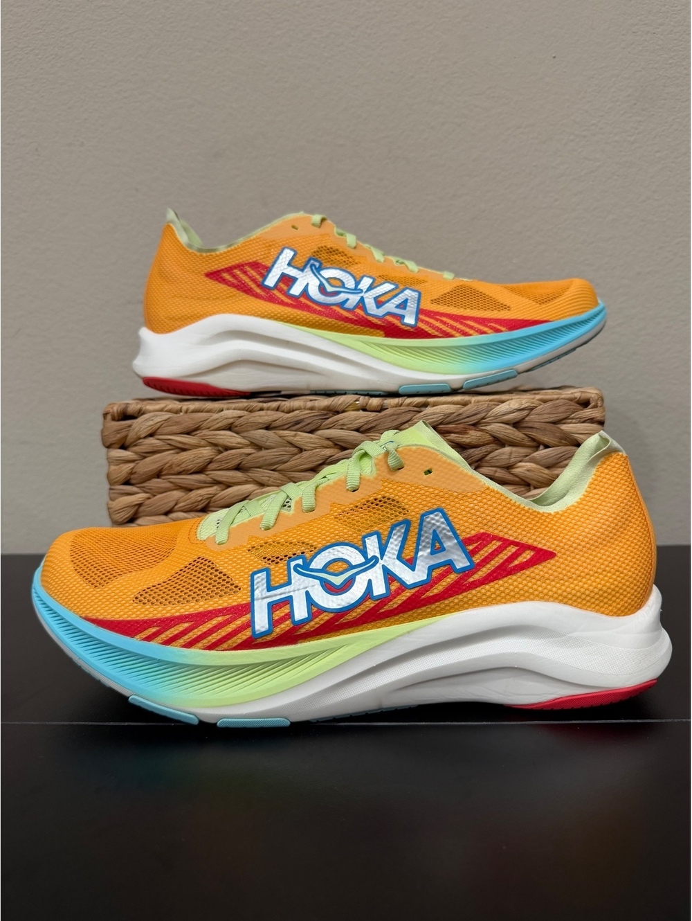 Size 11.5 - Hoka Cielo Road “Solar Flare Celery Juice”